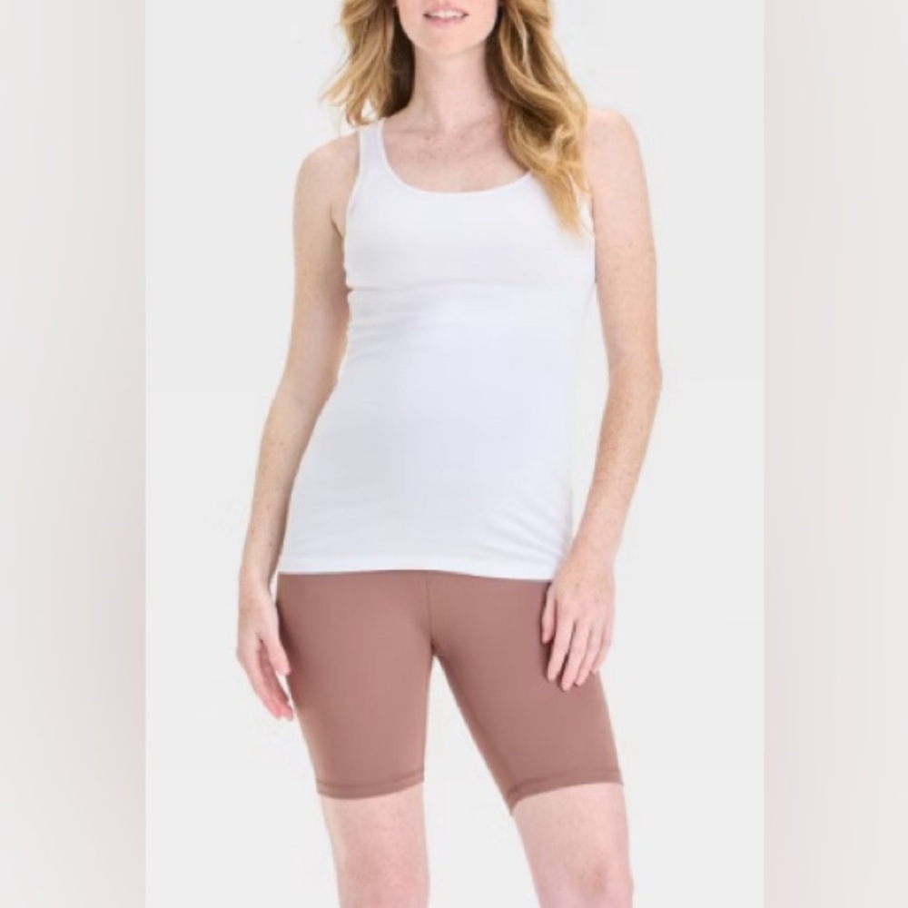 NWT Isabel Over Belly High-Rise Active Maternity Bike Shorts -bundle of 3 - Picture 4 of 9
